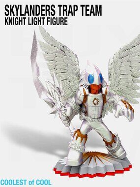 Activision Skylanders Trap Team Master Knight Light loose Figure 87166888 good